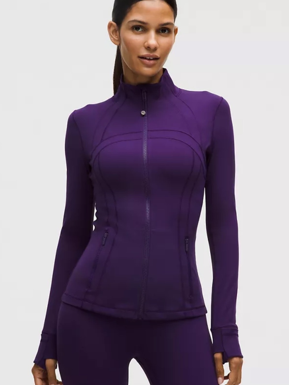 Purple Women’s Lightweight Zip-Front Active Jacket